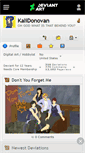 Mobile Screenshot of kalidonovan.deviantart.com