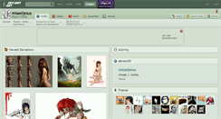 Desktop Screenshot of misaeljesus.deviantart.com