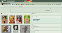 Desktop Screenshot of helenamarwoll.deviantart.com