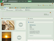 Tablet Screenshot of batcataway.deviantart.com