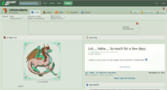 Desktop Screenshot of littleincidents.deviantart.com