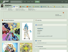 Tablet Screenshot of ngmzero.deviantart.com