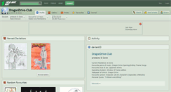 Desktop Screenshot of dragondrive-club.deviantart.com