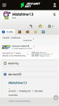 Mobile Screenshot of mistshine13.deviantart.com