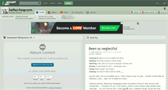 Desktop Screenshot of kalfiez-fangwyrm.deviantart.com
