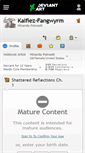 Mobile Screenshot of kalfiez-fangwyrm.deviantart.com