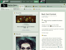 Tablet Screenshot of burton-fans.deviantart.com