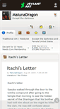 Mobile Screenshot of malunadragon.deviantart.com