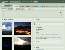 Tablet Screenshot of klitzeklein.deviantart.com