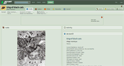 Desktop Screenshot of king-of-black-cats.deviantart.com