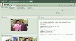 Desktop Screenshot of mjlupin.deviantart.com