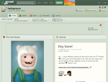 Tablet Screenshot of helloprocro.deviantart.com