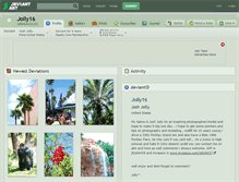 Tablet Screenshot of jolly16.deviantart.com