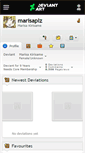 Mobile Screenshot of marisaplz.deviantart.com