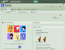 Tablet Screenshot of ishou-pan.deviantart.com