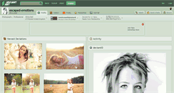 Desktop Screenshot of escaped-emotions.deviantart.com