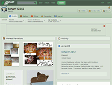 Tablet Screenshot of kchan112242.deviantart.com