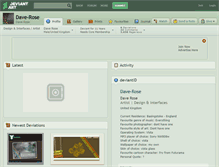 Tablet Screenshot of dave-rose.deviantart.com