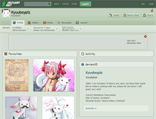 Tablet Screenshot of kyuubeyplz.deviantart.com