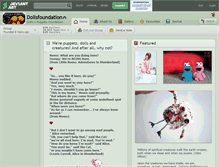 Tablet Screenshot of dollsfoundation.deviantart.com