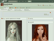 Tablet Screenshot of beautifulbeasts.deviantart.com