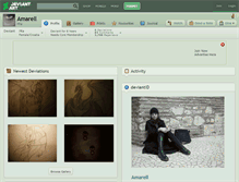 Tablet Screenshot of amarell.deviantart.com