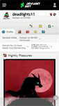 Mobile Screenshot of deadlights11.deviantart.com