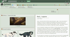 Desktop Screenshot of onyxserpent.deviantart.com