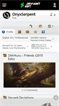 Mobile Screenshot of onyxserpent.deviantart.com