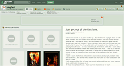 Desktop Screenshot of kingflash.deviantart.com