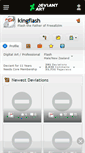 Mobile Screenshot of kingflash.deviantart.com