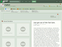 Tablet Screenshot of kingflash.deviantart.com