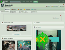 Tablet Screenshot of dreamlord3.deviantart.com