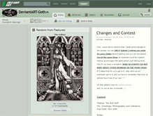 Tablet Screenshot of deviantart-goth.deviantart.com