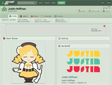 Tablet Screenshot of justin-hoffman.deviantart.com