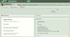Desktop Screenshot of faydeddreams.deviantart.com