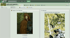 Desktop Screenshot of myths-and-legends.deviantart.com