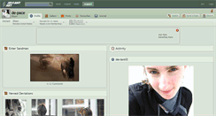 Desktop Screenshot of de-pace.deviantart.com