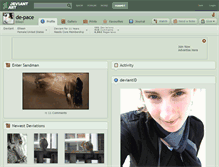 Tablet Screenshot of de-pace.deviantart.com