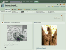 Tablet Screenshot of nicktoonssquad.deviantart.com