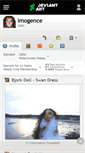 Mobile Screenshot of imogence.deviantart.com