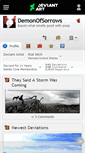 Mobile Screenshot of demonofsorrows.deviantart.com