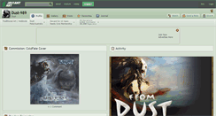 Desktop Screenshot of dust-989.deviantart.com