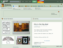 Tablet Screenshot of hiimemily.deviantart.com