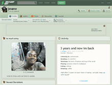 Tablet Screenshot of jovanw.deviantart.com