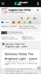 Mobile Screenshot of hughes-can-write.deviantart.com