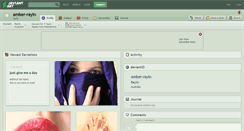 Desktop Screenshot of amber-rayin.deviantart.com