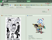 Tablet Screenshot of eloanne.deviantart.com