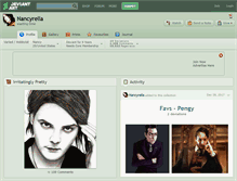 Tablet Screenshot of nancyrella.deviantart.com