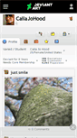 Mobile Screenshot of cailajohood.deviantart.com